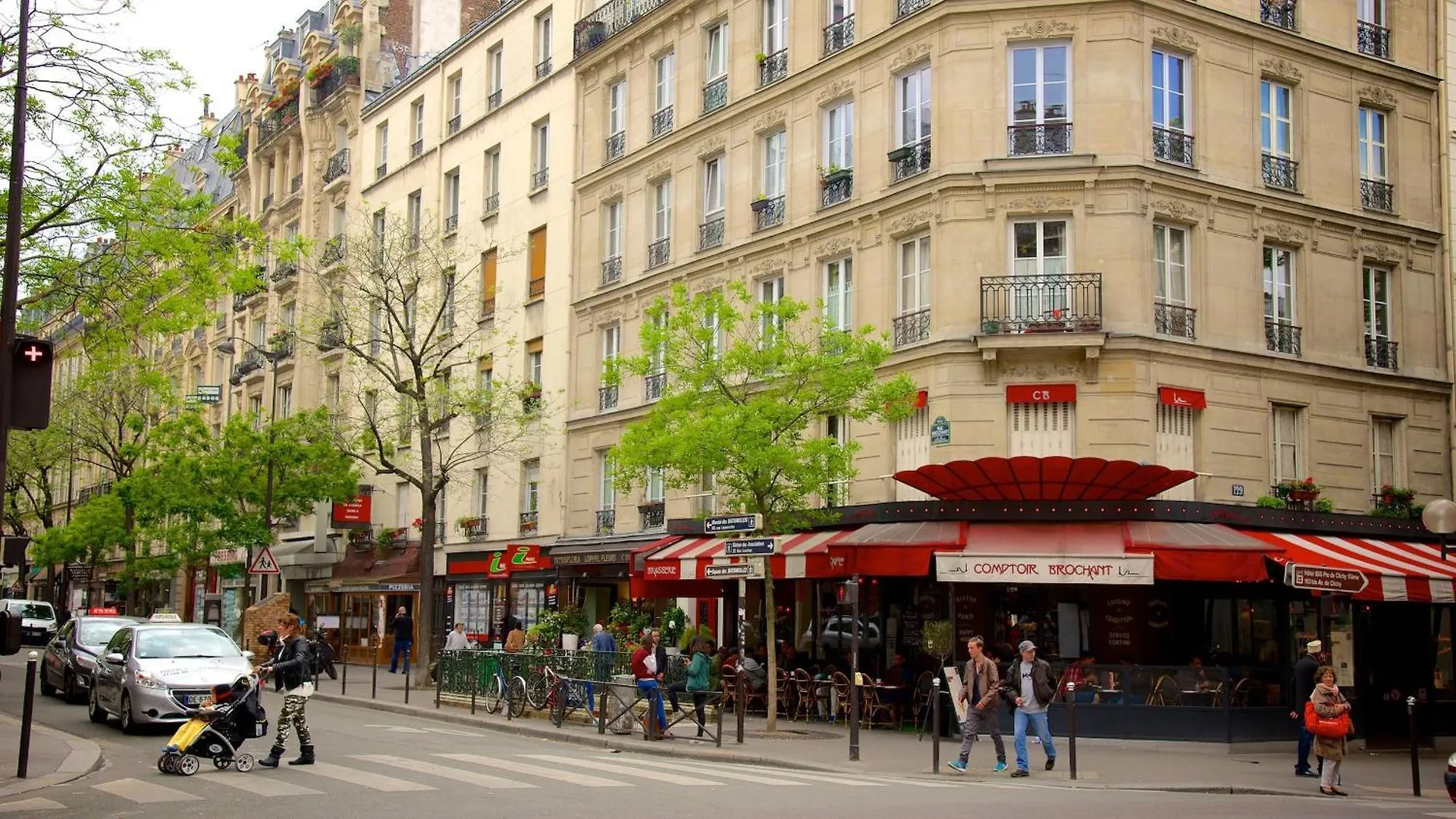 Champs Elysees Area Paris France